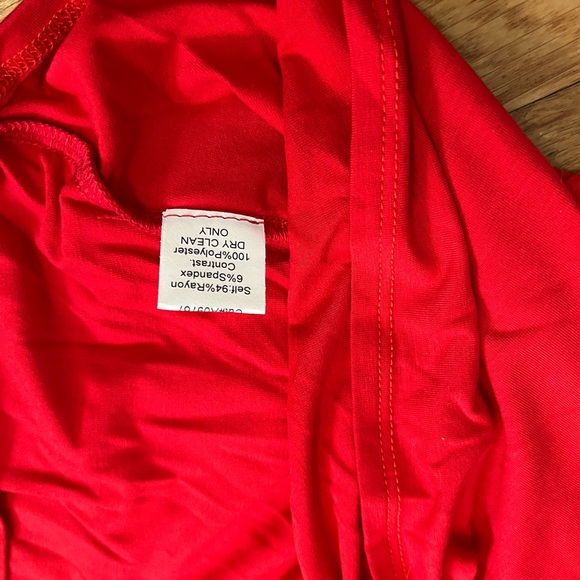 Bailey 44 Red Ruffle Front Tank Top - Picture 5 of 5